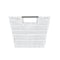 Simplify Medium Rattan Storage Tote Basket in White 25452-WHITE - alternate 2